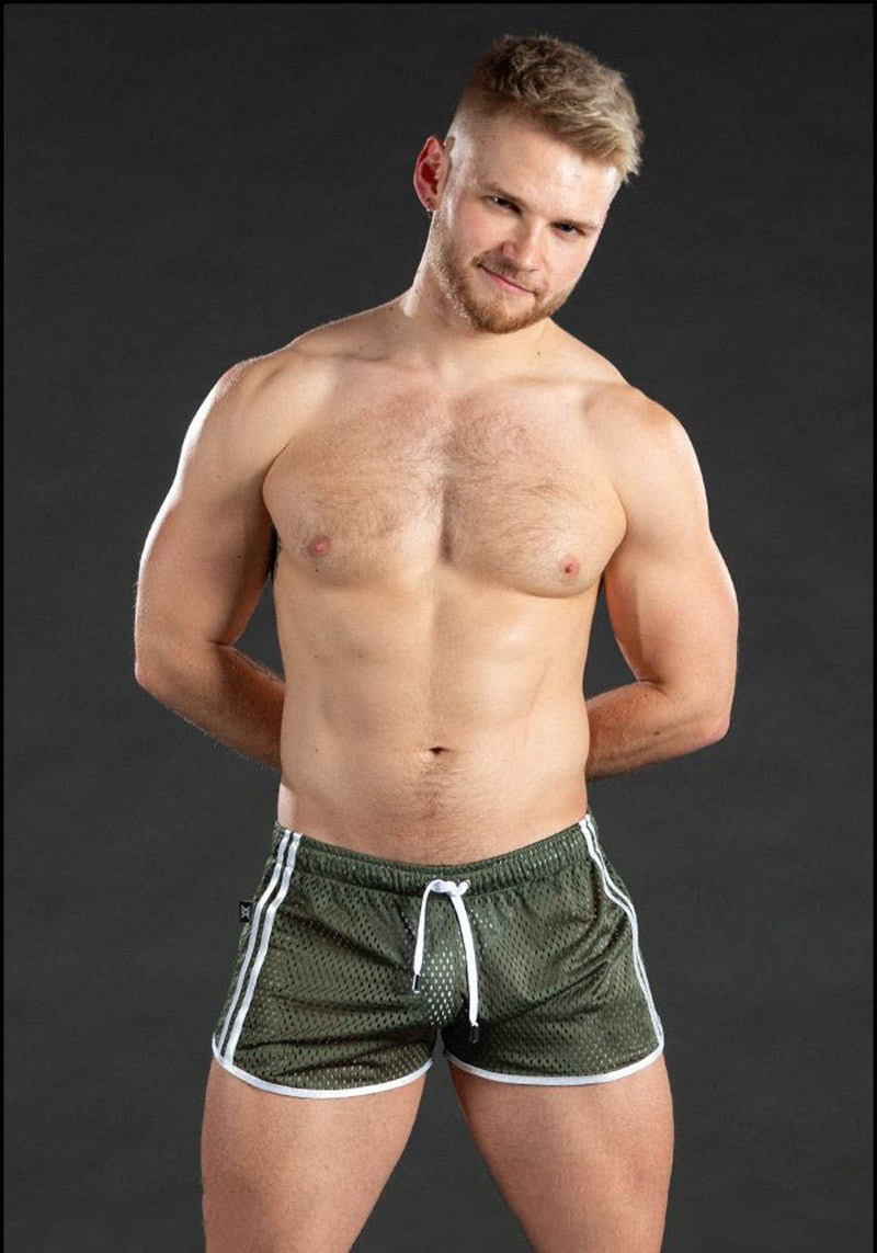 Men's sweatpants hole dry breathable sexy beach outdoor casual three-quarter pants?MNDK-05)