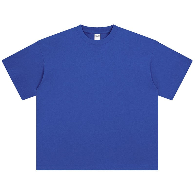 100 Heavy Weight Cotton T shirt For Men Women,Short Sleeve Plain Tops,Solid Oversized Tee Shirts,Quality Clothing 6.8oz 230gsm