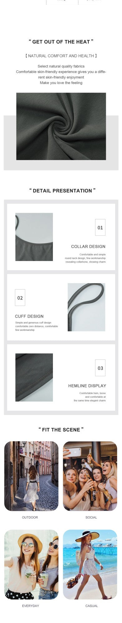 2025 Summer Women's New Fashion Simple Temperament Suspender Long Backless Slim
