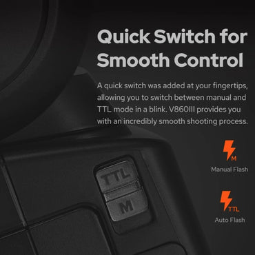 Godox V860III V860 III ON Camera Flash Light E-TTL II HSS Speedlite for Canon Sony Nikon Fujifilm Olympus Panasonic Pentax Light