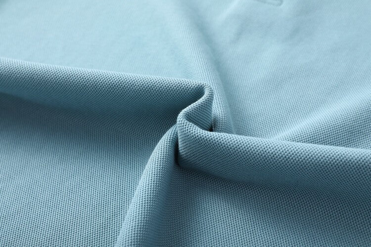 Durable 100% Cotton Men Polo Shirt,Autumn Leisure Long Sleeve, Breathable Lapels T-shirt, 16 Colors, Perfect for Golf and Sports