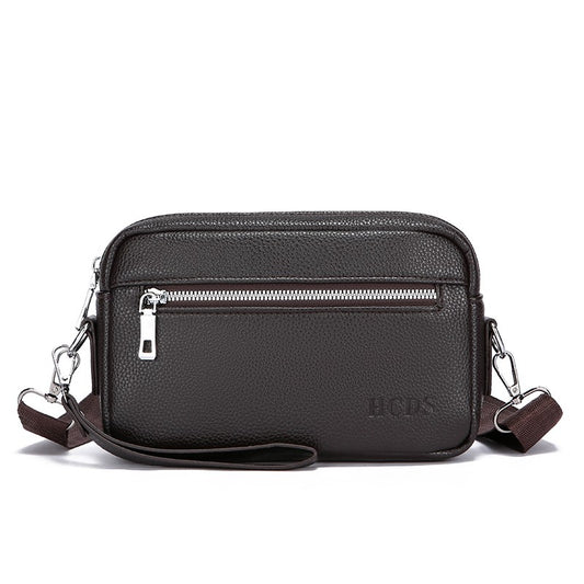 New Style Hand-Held Men's Bag - Trendy Large-Capacity Waterproof Shoulder Bag Casual And Versatile Cross-Body Bag