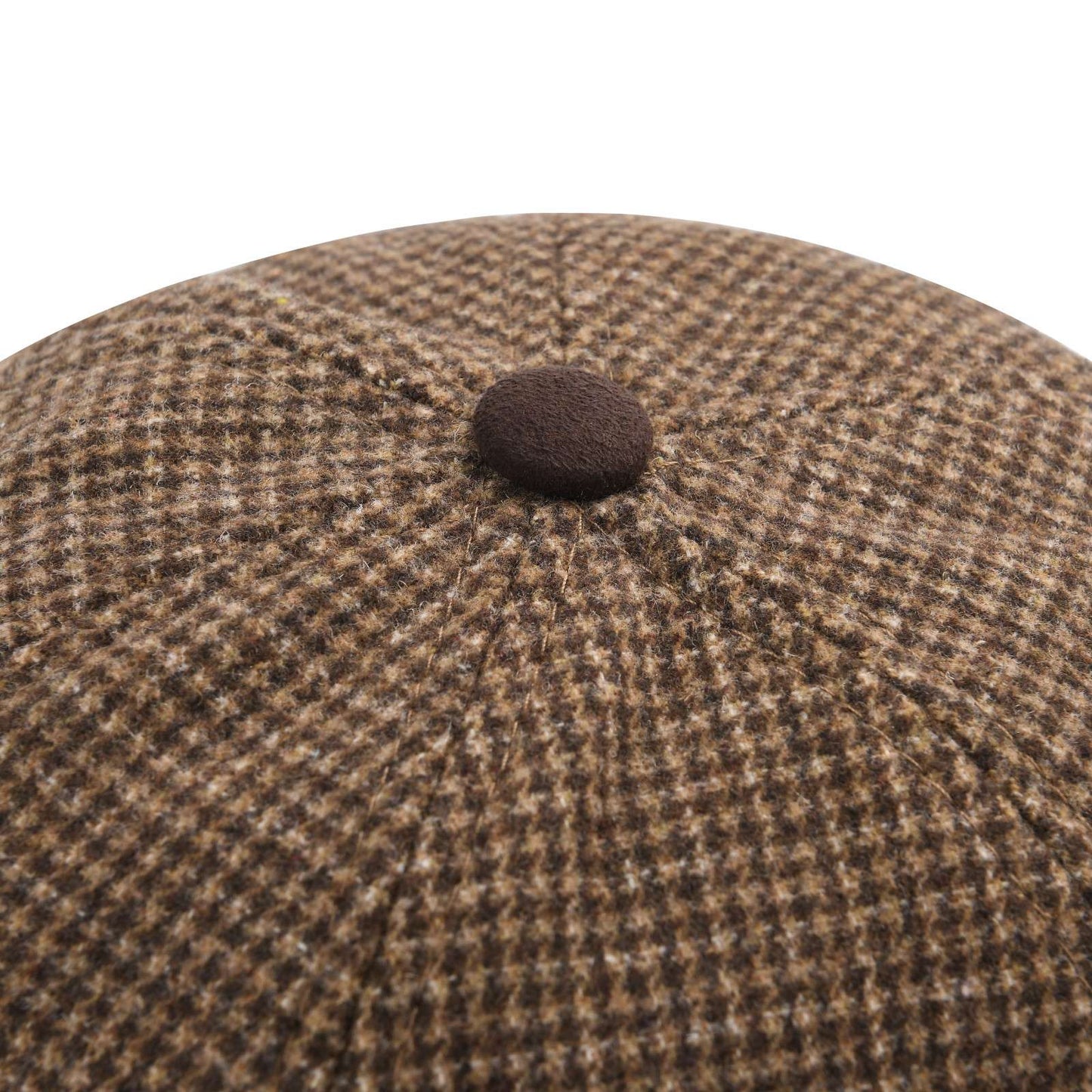 Boné de Beisebol Masculino BOTVELA de Lã Tweed Estilo Casual Macio Ajustável Não Estruturado