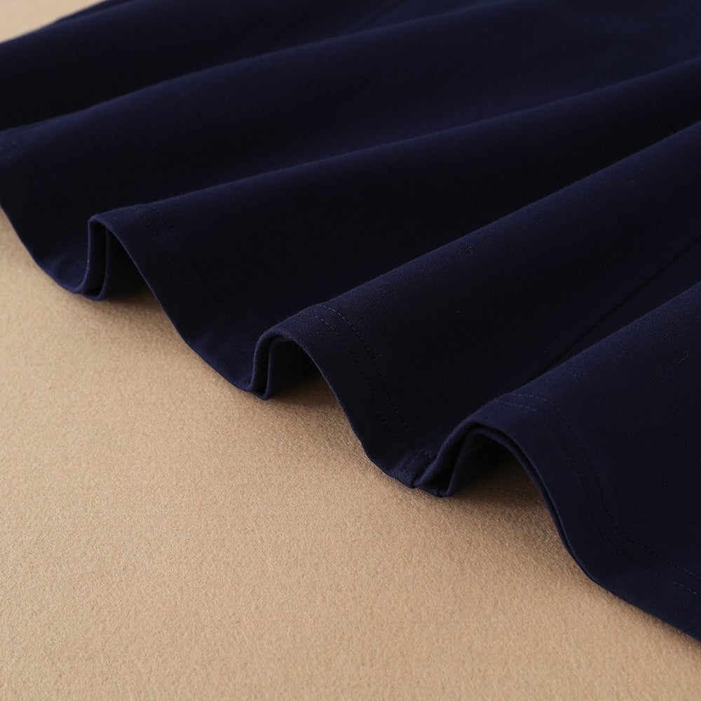 Girls Dresses 2025 Preppy Style Dresses Kids Ruffle Collar Long Sleeved Clothes Children Dresses with Bow for 5-12 Years