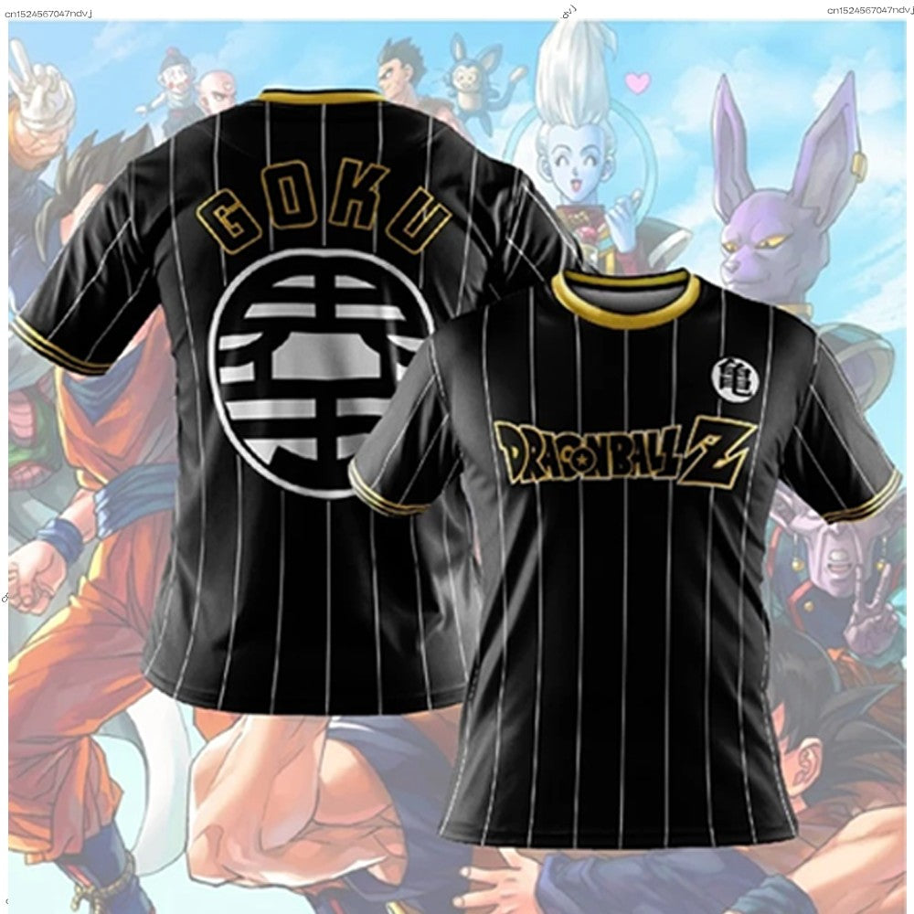 2025 New Adult Men/Women Dragon Ball Z Role Play T-shirt Kids Super Saiyan Tops Short Sleeves Summer Sports Breathable T-shirts