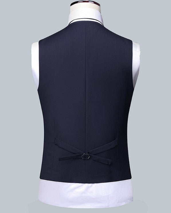 Men's Solid Color Business Suit 2025 High Quality Fashion Banquet Wedding Trend Groom Best Man Single 3/2/1