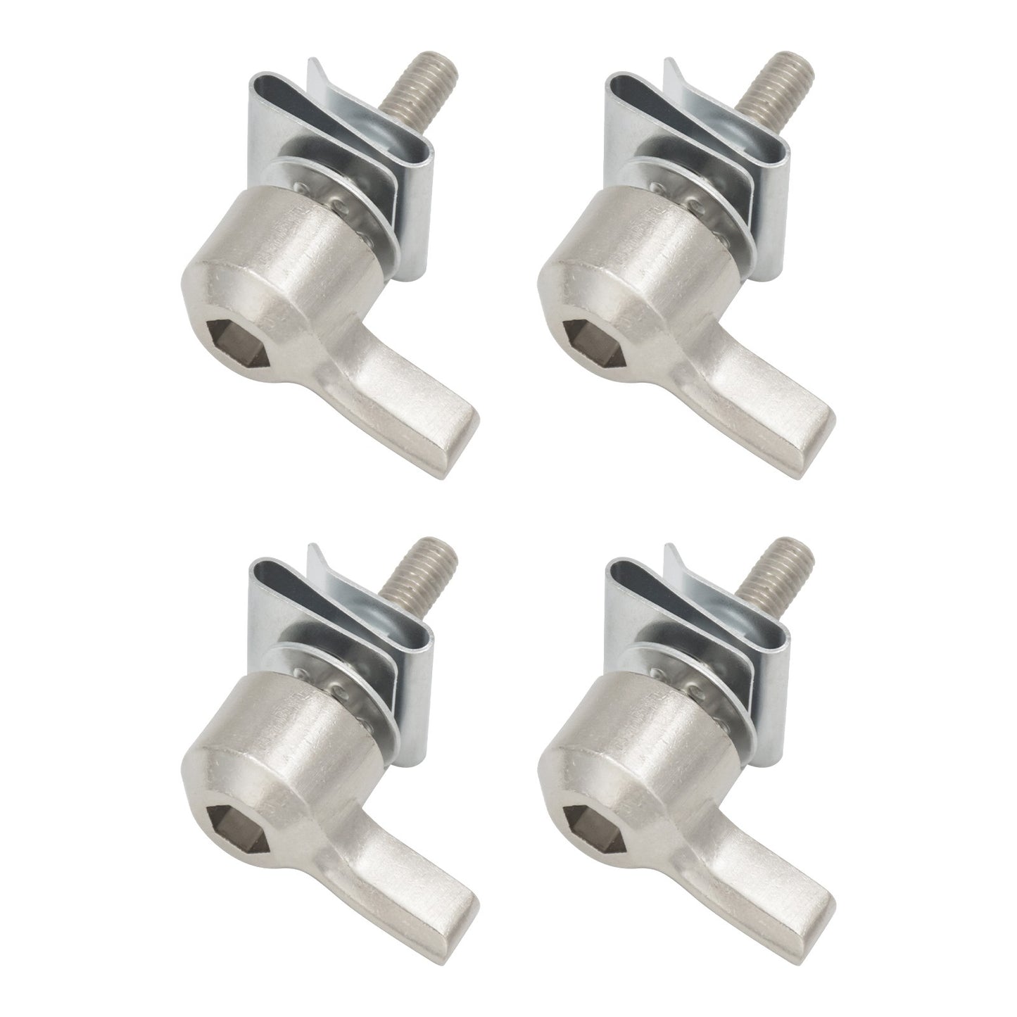 Motorcycle Saddlebag Lever Lock Bolts Nuts Kit Mounting Set 4PCS For Harley For Touring For Breakout For Electra Road Glide