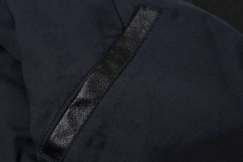 Men's Spring Original Leather Motorcycle Jacket 2025 Skull Embroidery Top Layer Cowhide Clothing Slim Fit Black Slim Male Coat