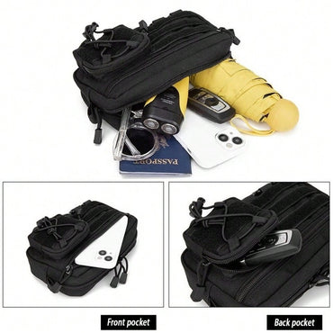 Outdoor Sports MOLLE Waist Pack, Durable EDC Tactical Waist Bag, Portable Multi Pocket Hunting Bags