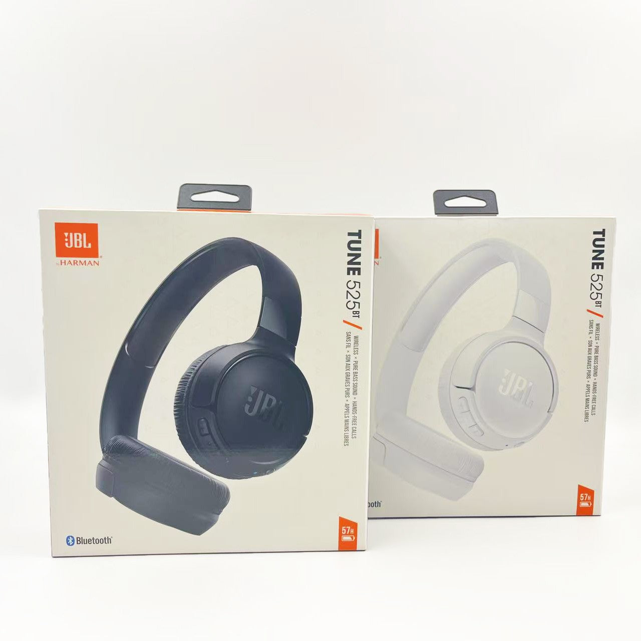 Fones de ouvido Bluetooth sem fio Over-Ear JBL TUNE 525BT, bateria de longa duração de 50 horas, adequados para jogos de música e transmissão ao vivo
