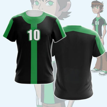 Anime Omnitrix Ben10 Cosplay T-Shirts 3D Ben Tennyson Print Kids Cartoon Tee Summer Men Women Harajuku Short Sleeve Top