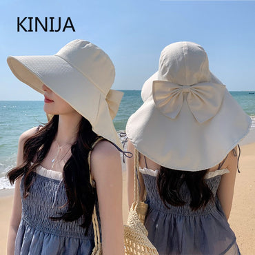 summer sun hat female sunscreen UV face protection neck protection outdoor cycling mountaineering beach large brim hat