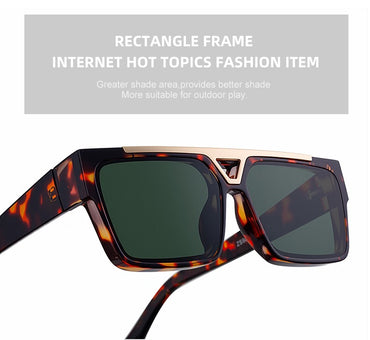 Oversized Polarized Square Steampunk Sunglasses Men Big 2025 Luxury Brand Vintage Punk Sun Glasses For Male Classic Shades UV400