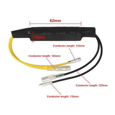 Indicator Load Resistor 12V 21W Solve Blinker Error 26 Ohm LED Turn Signal lights Fault Decoder Motorcycle Flasher