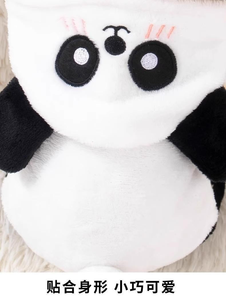 Roupa de Cachorro Panda Transformação Nova Roupa de Inverno Grossa Quente para Cães Pequenos Corgi Teddy Bichon Roupa para Gatos