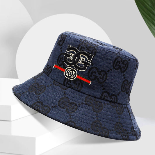 Spring and Summer Men's Bucket Hat Outdoor Uv Protection Wide-Brimmed Panama Hunting Hiking Hat Net Fisherman Hat Beach Sunscree