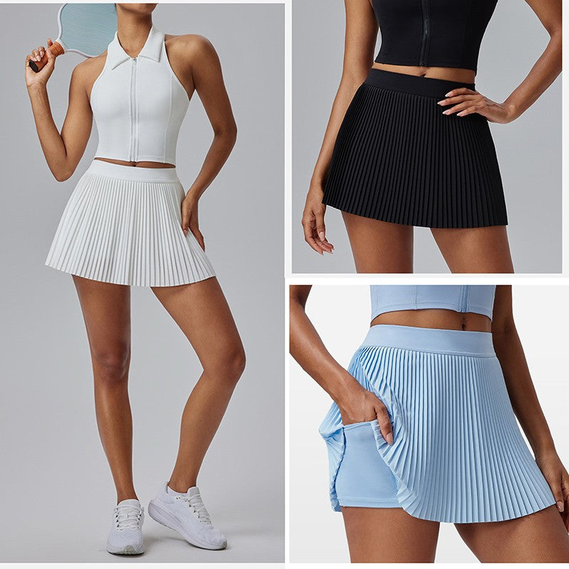 Floral Discount Sports Skirt for Women Quick-drying Badminton Tennis Trousers Sk