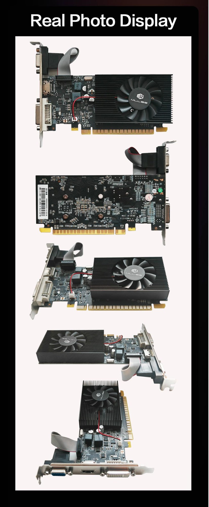 MLLSE GT730 4GB GT740 4GB Placa de Vídeo GDDR3 128Bit DVI VGA PCI-E 3.0 Geforce GPU Gt 730 Placa de Vídeo para Jogos