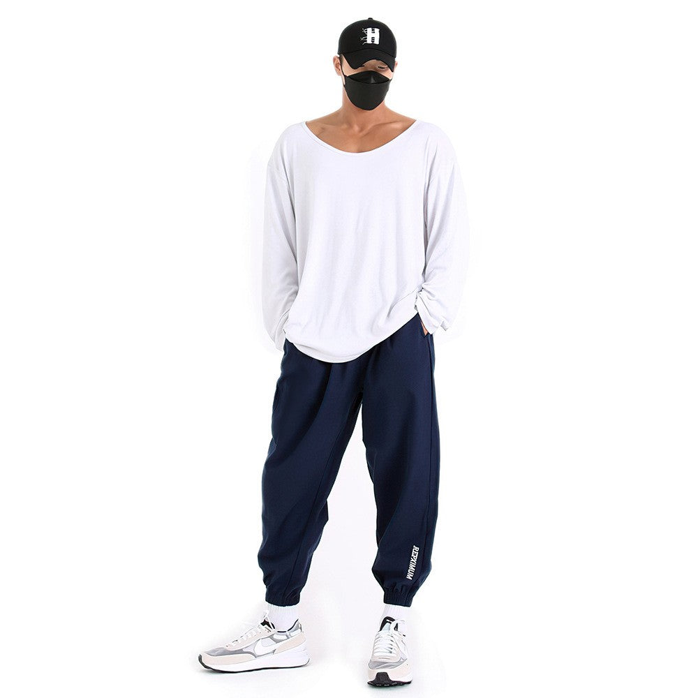 Muscle Men Sports Pants Training Basketball Running Loose Korean Version Of Casual Fitness Pants Fashionable Fitness Pants
