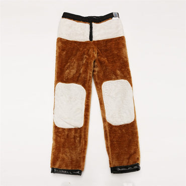 Men's High Waist Stretch Leather Pants, Windproof Straight Biker PU Pants, Warm Winter Trousers, New Fashion, 29-42