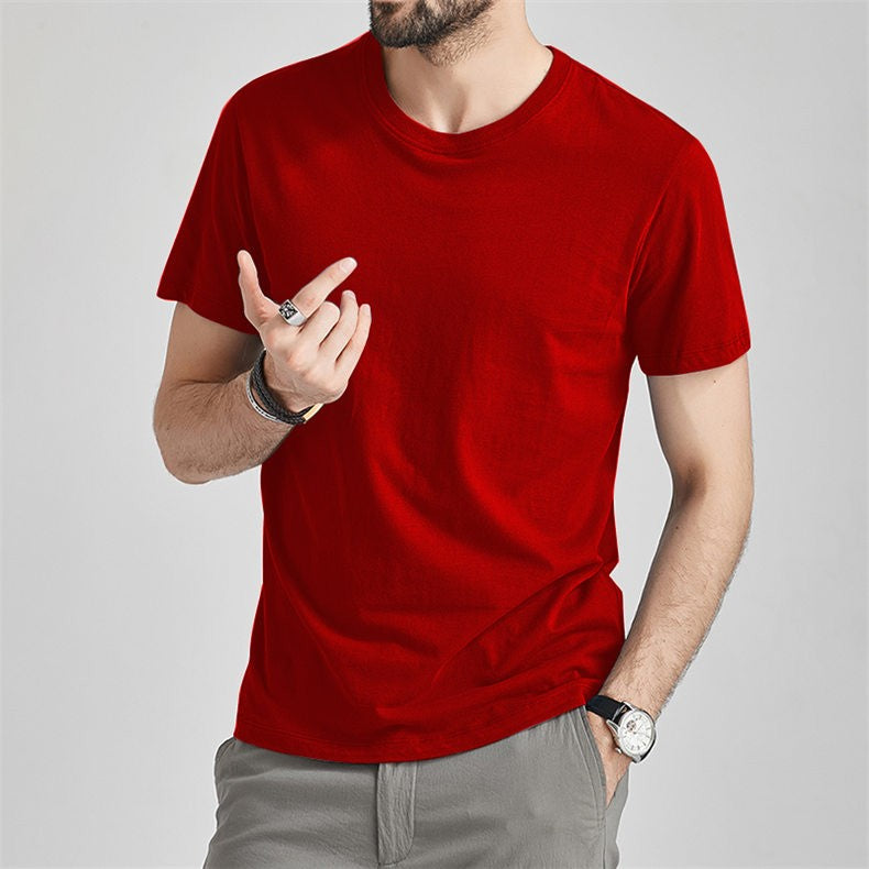 Hot Sale T-Shirts Male Tshirts Men Summer Tee Shirt Women Plain Solid Cotton Blue Short Top Tees Female Lady Girl Boy Brand Tee