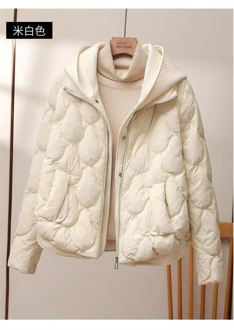 2024 Fashion Coats Korean Style Loose Cropped Coat Women Jacket Women Parkas Warm Puffer Jackets Casual Coat New Winter Clothes