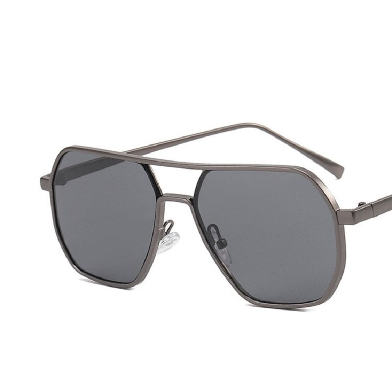 Óculos de Sol Retrô Masculino Grife Designer Alta Qualidade Armação de Metal Óculos de Sol de Proteção para Dirigir Óculos UV400