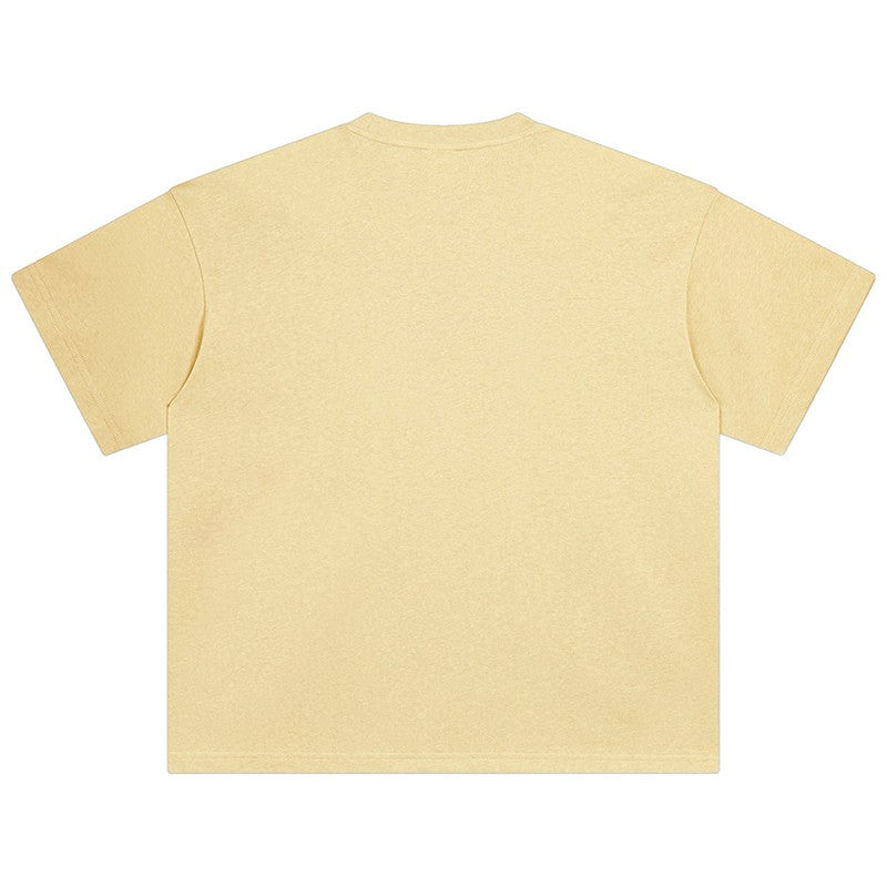 100 Heavy Weight Cotton T shirt For Men Women,Short Sleeve Plain Tops,Solid Oversized Tee Shirts,Quality Clothing 6.8oz 230gsm