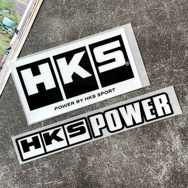 For HKS Sticker JDM Racing Decals Motorcycle Scooter Auto Window Bumper Car Decoration ADVAN Modified Accessories