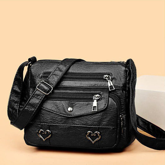 Neutral style rectangular bag for men and women, crossbody bag with large capacity, casual and fashionable single shoulder bag