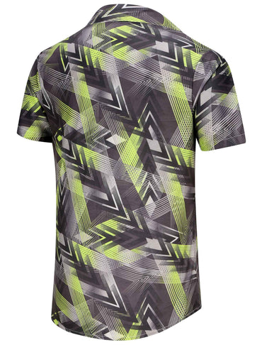 KYKU Hawaiian Shirt for Men Short Sleeve Button Down Summer Clothing Vacation Beach Shirts Stripe with Pockets