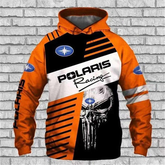 2025 Polaris Racing Hoodies For Men Fashion Outdoor Extreme Sports Hooded Pullover Autumn Winter Oversize Comfortable Sweatshirt