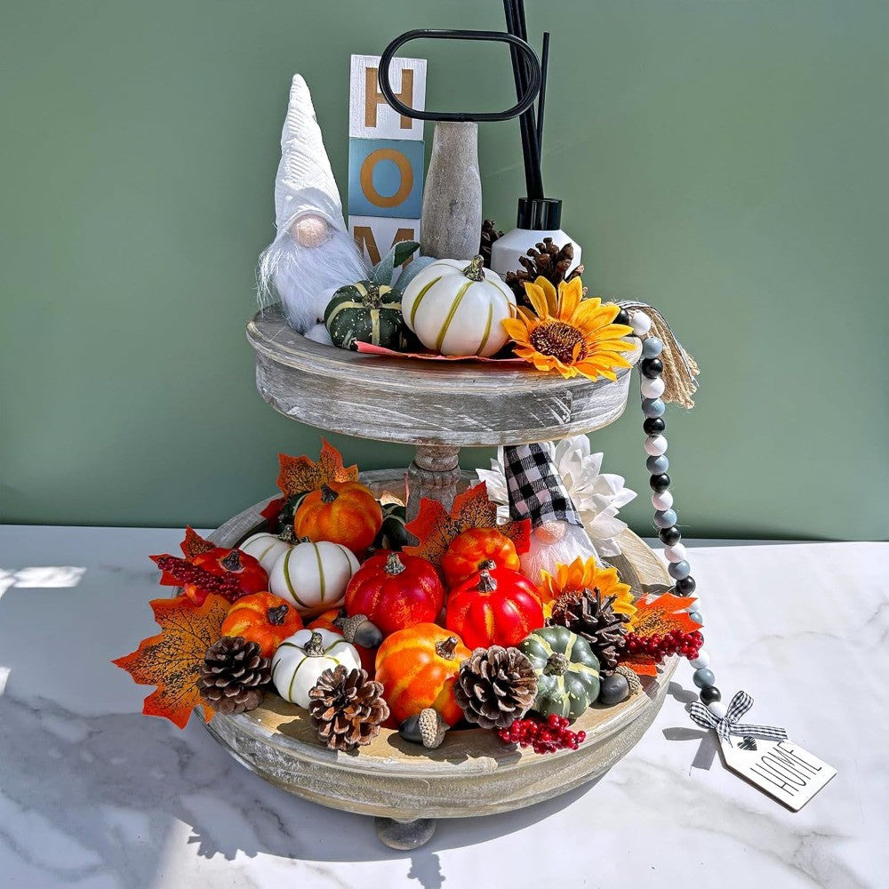 9pcs Random Mixed Mini Artificial Halloween Pumpkin Decor Simulation Vegetable DIY Craft Home Party Decoration Prop