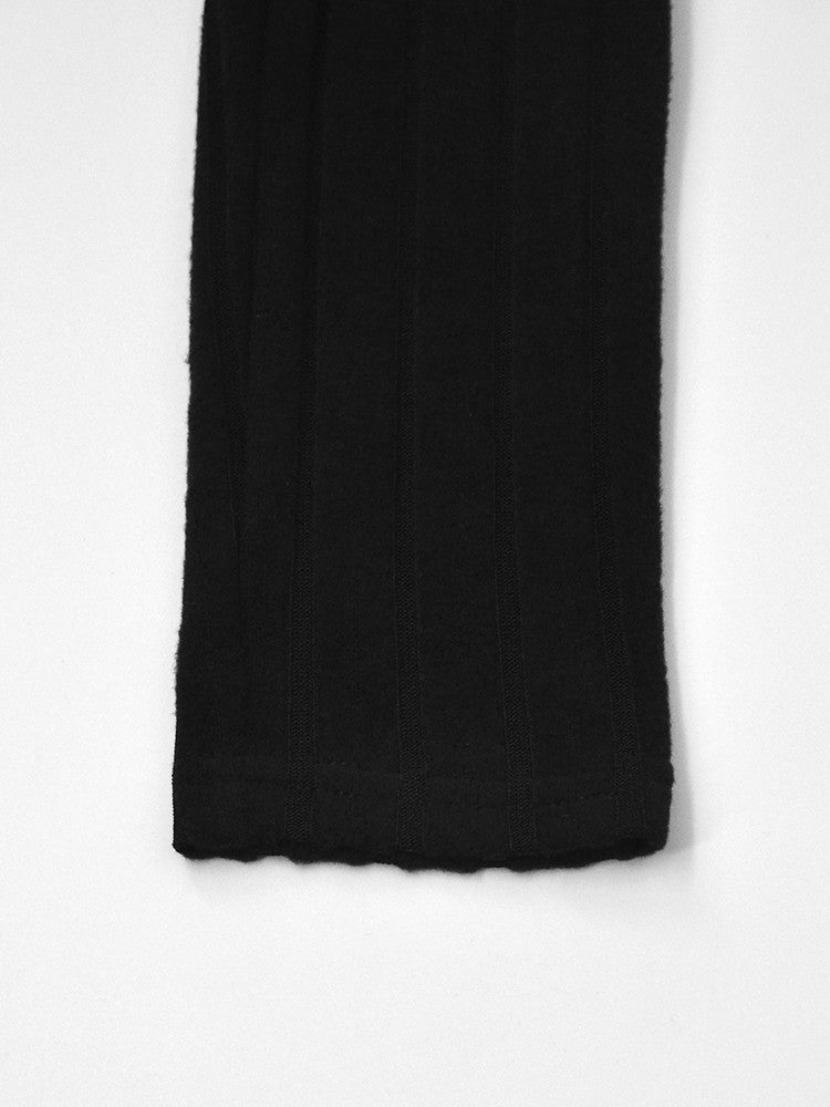New Sexy Mini Dress For Women Autumn Black Solid Turtleneck Long Sleeves Sheath