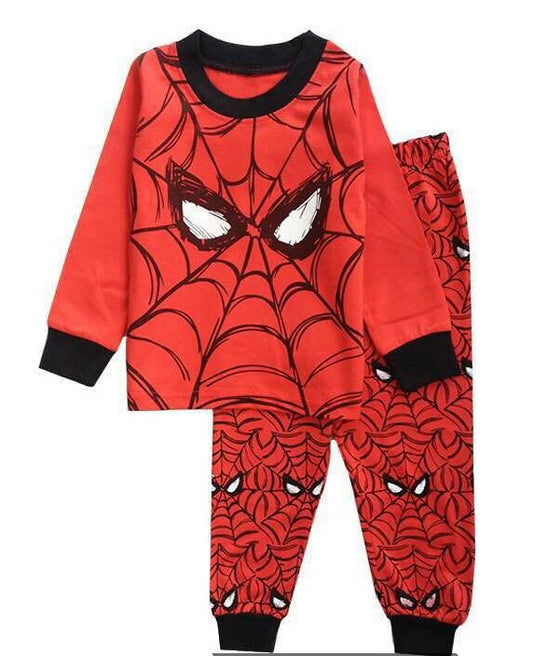 2Pcs/set Spiderman Kids Pajamas for Toddlers Boys Superhero Hulk Cosplay Long Sleeve T Shirt Pants Homewear Pyjamas Suit