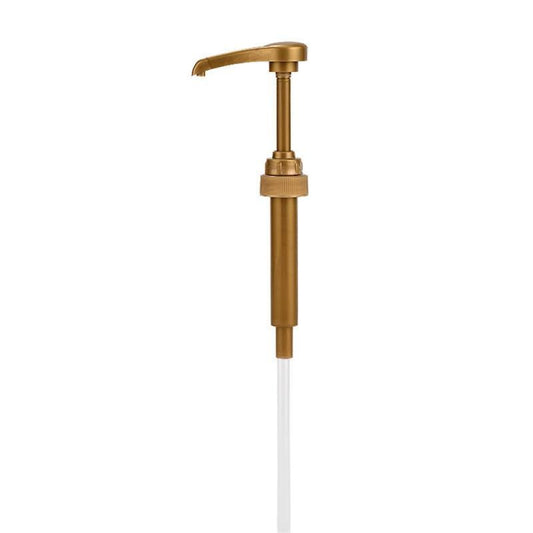 Leeseph Syrup Pump Dosador de Xarope Bomba de Xarope Dourada para Garrafa de Xarope de 750ml/25.4oz Bombas de Xarope para Cafeteria