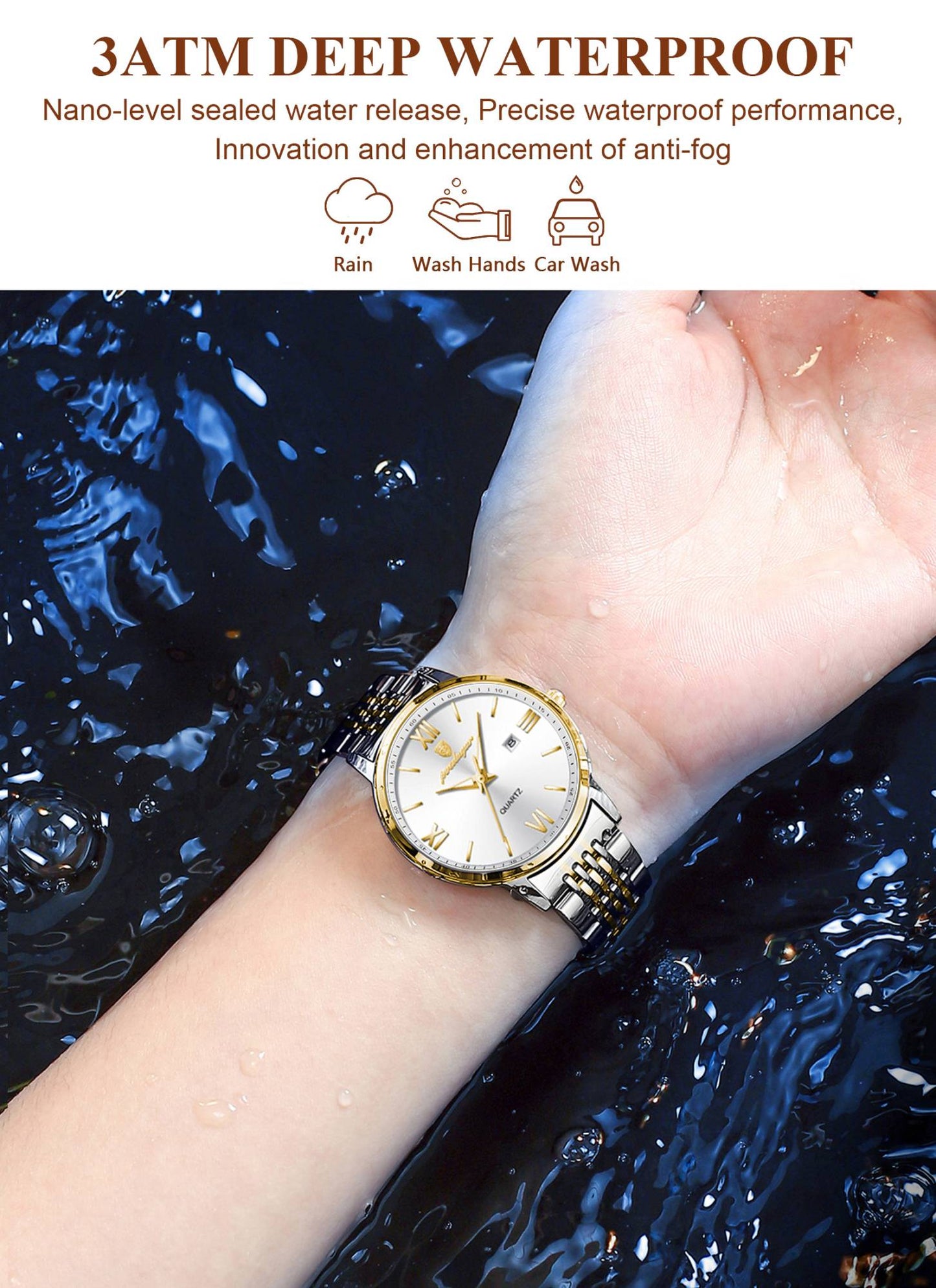 POEDAGAR New Luxury Woman Watch Waterproof Luminous Date Ladies Watch High Quality Stainless Steel Simple Women's Quartz Watches