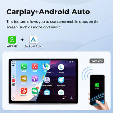 Ainavi 13.1 Inch Universal For Toyota Volkswagen Honda Kia Jeep Peugeot Fiat Nissan Car Radio Carplay Android Auto Multimedia