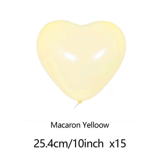 15pcs heart-shaped balloons, Maka color pink/blue/latex balloons Valentine's Day birthday wedding anniversary decoration