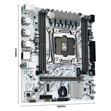 MACHINIST X99 Motherboard kit set Intel Xeon E5 2650 V4 LGA 2011-3 CPU DDR4 8GB*2pcs NVME m.2 White X99 PR9-H Optional combo