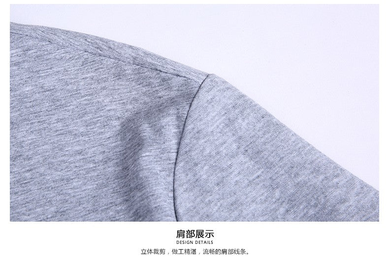 2025 New Summer Brand Tops Round Neck t Shirt For Men 95% Cotton 5% Spandex Plain Bulk Short Sleeve Casual Fashion Mens Clothes
