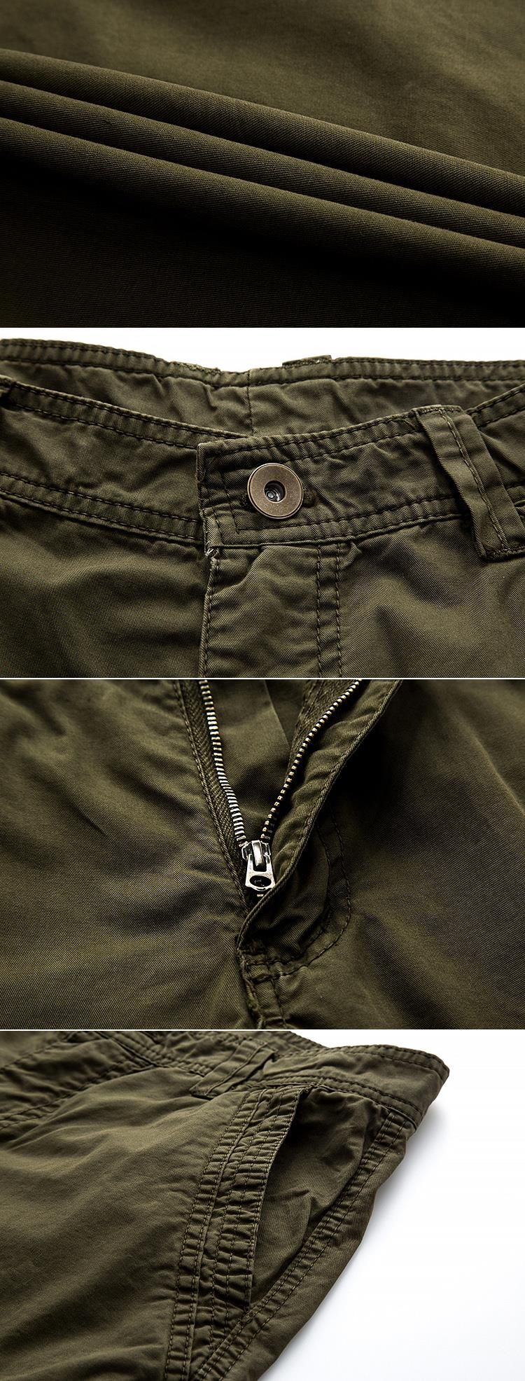 Cotton Cargo Shorts Men  Summer Men Army Military Tactical Homme Shorts Male Casual Streetwear Multi-Pocket Cargo Shorts