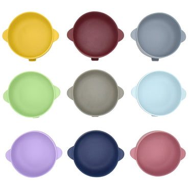 400ML Baby Silicone Bowl With Lid Children's Feeding Tableware Set Kids Waterproof Suction Bowl Dishes Kitchenware Baby Stuff