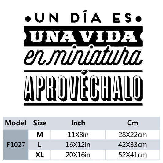 1 pc new Spanish sentence Wall Sticker Removable Wall Stickers Diy Wallpaper For Baby's Rooms Removable Decor Wall Decals