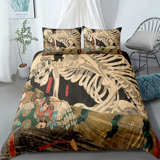 Dino Riders Duvet Cover Set King Queen Double Full Twin Single Bed Linen Set
