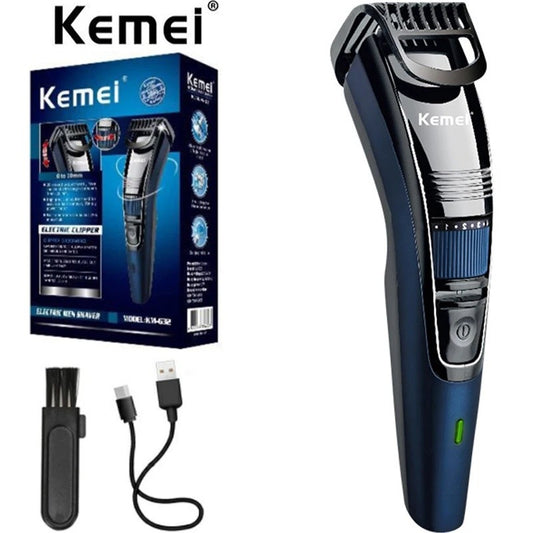 Kemei KM-632 Men Electric Shaver Professional Beard Trimmer For Men Hair Trimmer Grooming Electric Shaver Head Cutter Machine