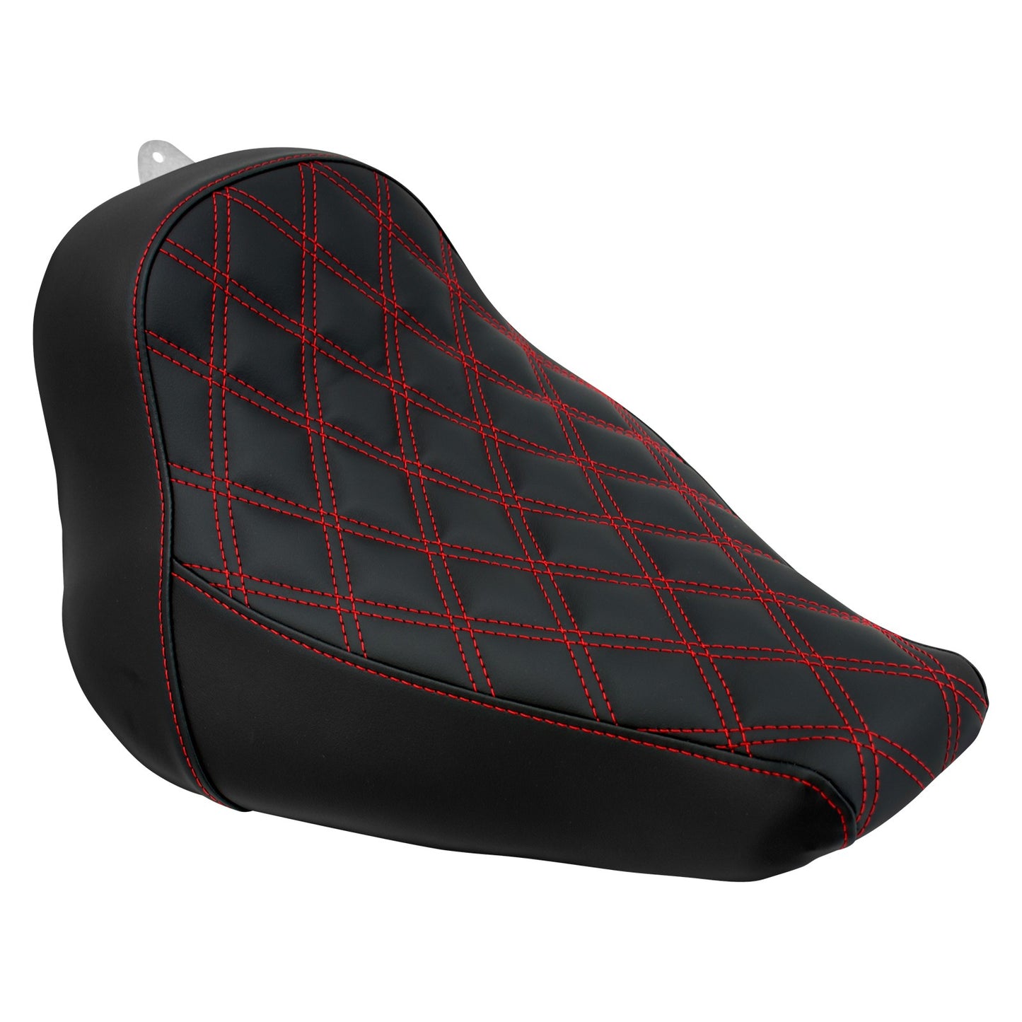 Banco Solo Para Motocicleta Perfil Baixo Couro Diamante Assento Para Harley Para Softail Fat Boy Breakout FLSTF FXBRS 18-23