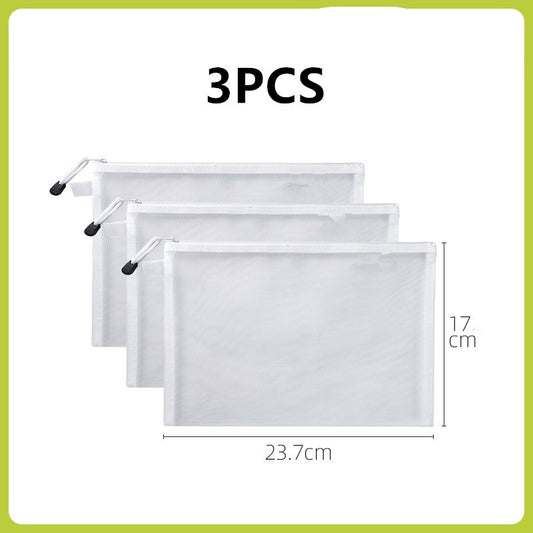 Toy storage bag Children's building blocks small toys special sorting bag bag transparent mesh gauze zipper mesh bag