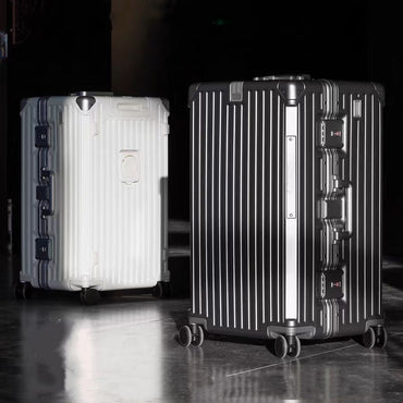 Mala de Viagem de Luxo de Alta Qualidade Aprimorada Material PC Espesso Bagagem de Rodinhas Moldura de Alumínio 20/24/26/28/30 polegadas Sacolas de Viagem