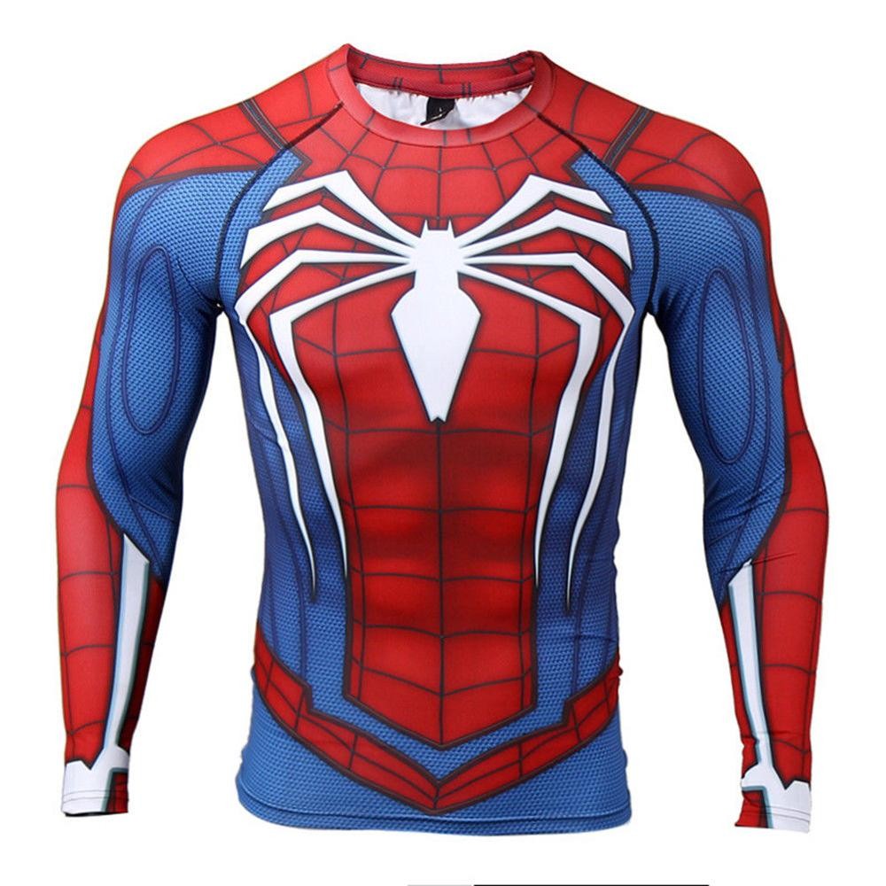 2024 Comfortable THOR 3D Printed T shirts Men Compression Shirt Hero Cosplay Long Sleeve Tops Gym Fitness BodyBuilding Clothes